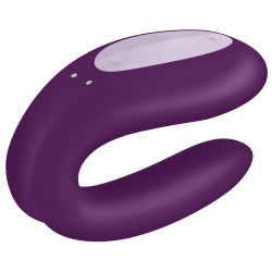 Satisfyer Stimulateur connecté Double Joy Satisfyer Mauve